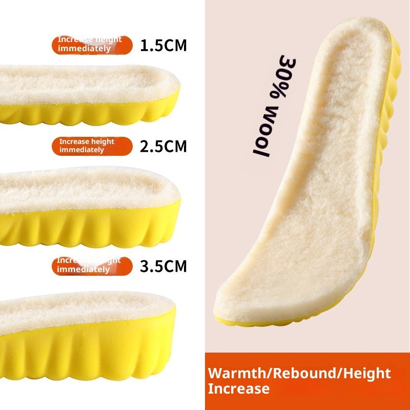Cloud step Wool lined Insoles (various heights)