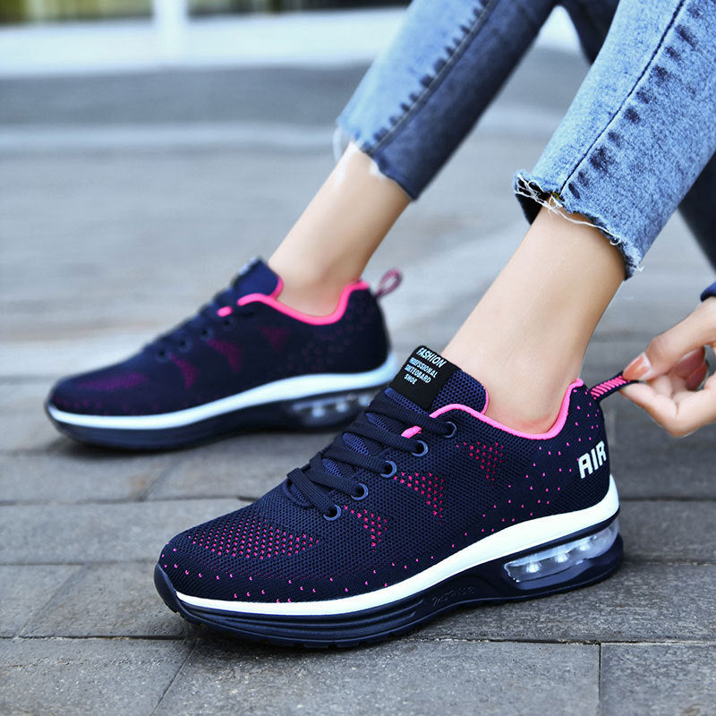 Woman's blue comfort trainer